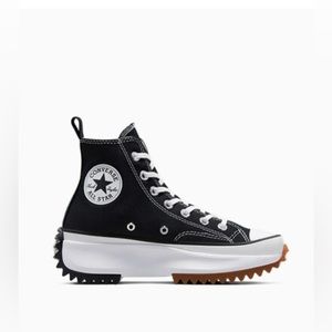 Black/White Converse Run Star Hike Platform Sneakers